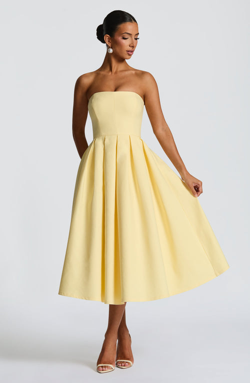 DreEdith Midi ss - Lemon