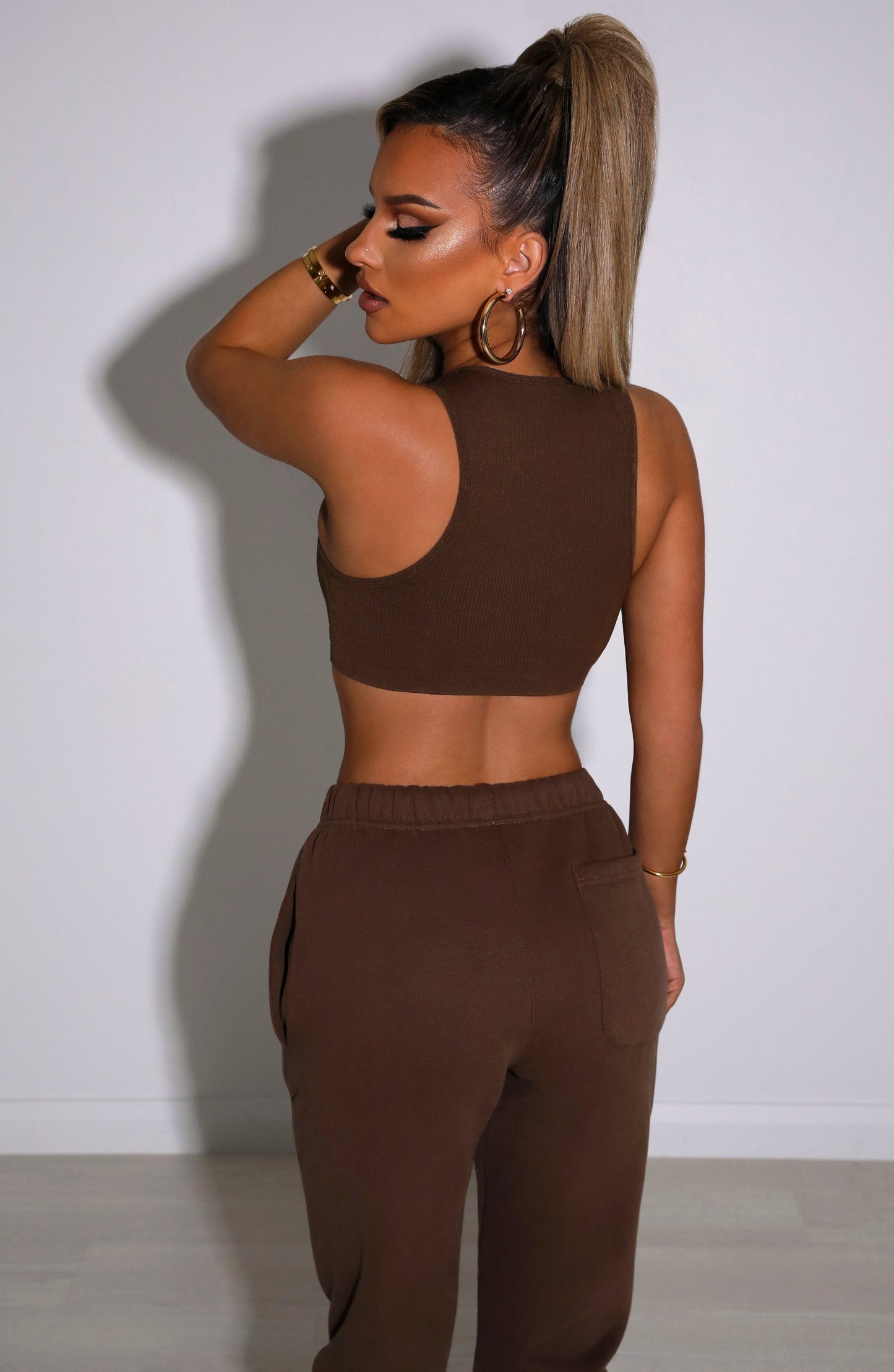 Jae Luxe Crop - Chocolate