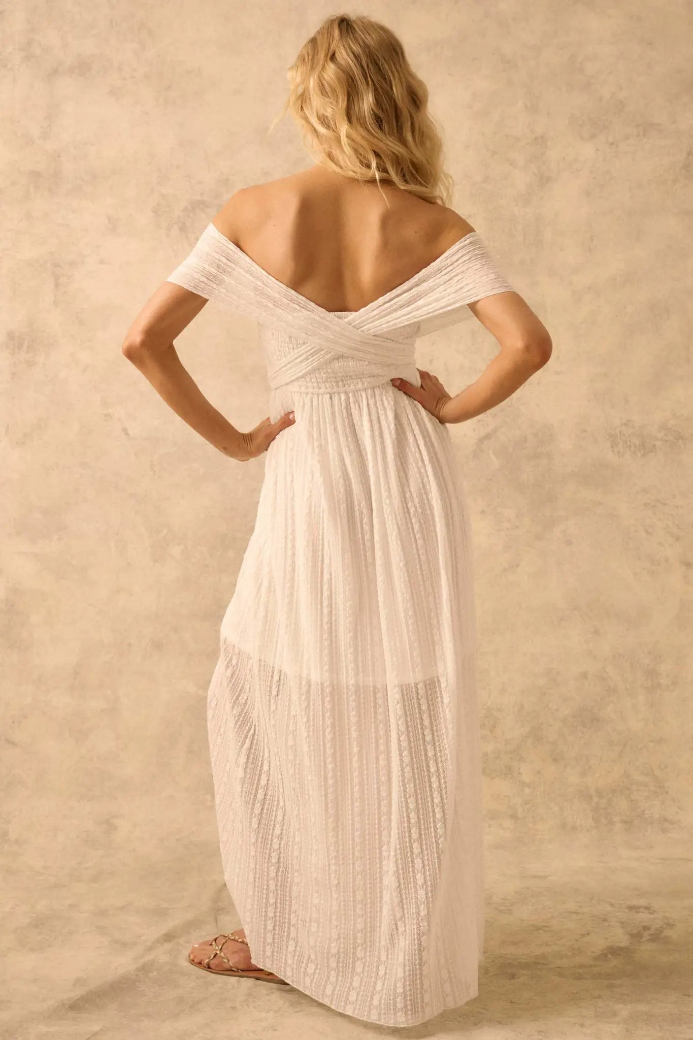 nfinity The Emma IDress in Striped Floral Lace