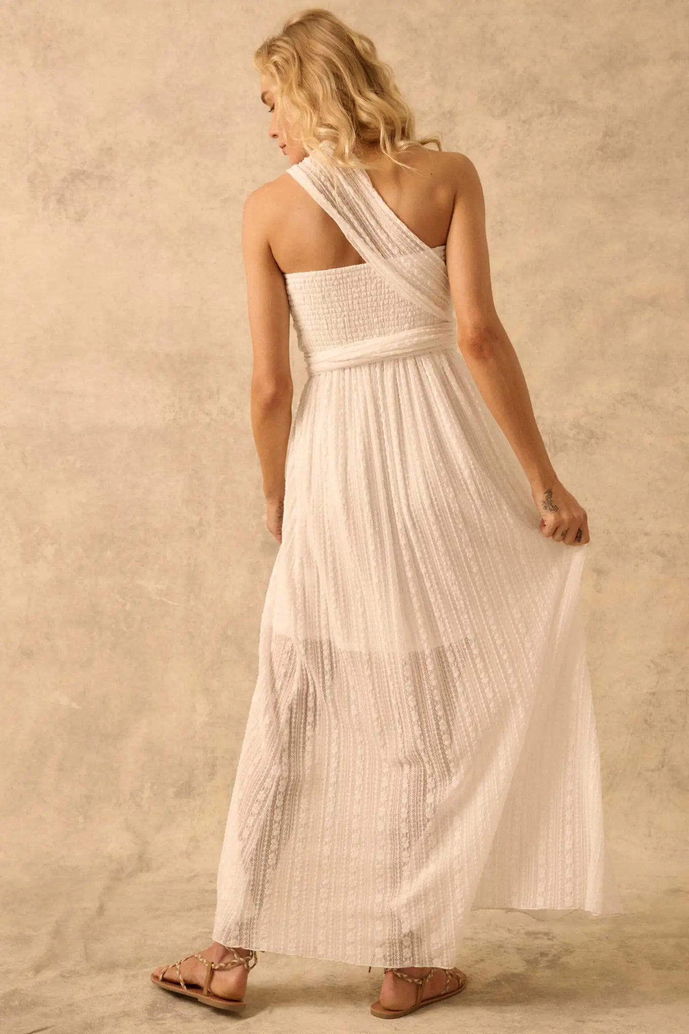 nfinity The Emma IDress in Striped Floral Lace