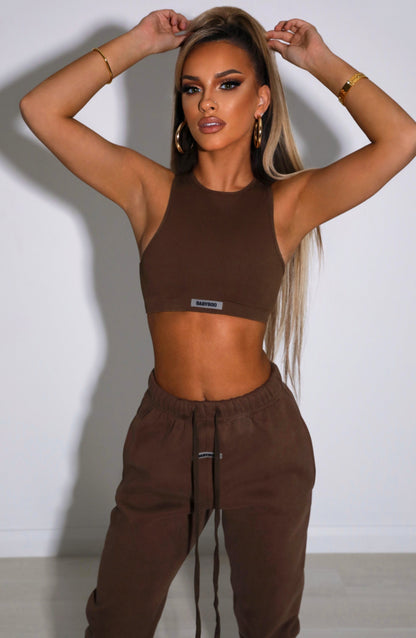 Jae Luxe Crop - Chocolate