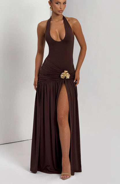 Odele Bodysuit - Plum Brown